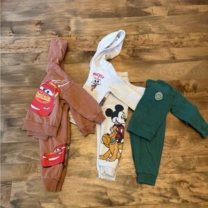 Boys Matching Sets Bubdle - Green, Tan, Brown